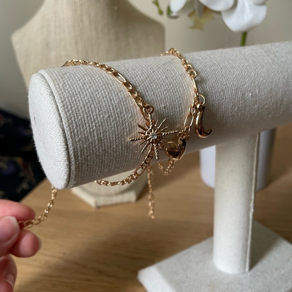 Double Sun & Moon Bracelet Set